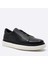 Hakiki Deri Sneaker Erkek Ayakkabı Siyah 9962 2
