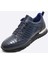Sneakers Hakiki Deri Lacivert Erkek Ayakkabı 9918 2