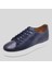 Hakiki Deri Sneaker Spor Erkek Ayakkabı Lacivert 9757 2