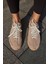 Tores Kadın Kahverengi Gercek Suet Bagcıklı Sneaker 7