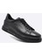 Hakiki Deri Sneaker Erkek Ayakkabı Siyah 9938 100 1