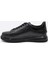 Hakiki Deri Sneaker Erkek Ayakkabı Siyah 9938 100 5