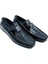 Siyah Hakiki Deri Erkek Loafer - Rok Ayakkabı 2094 589 430 6