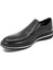 Bağcıksız Siyah Hakiki Deri Günlük Ayakkabı 8566 46 3
