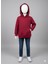 Çocuk Kapişonlu Sweat Bordo Şen 1