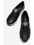 Lastikli Dikişli Günlük Kadın Ayakkabı Siyah Cilt 5