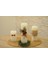 Yılbaşı Temalı Dekoratif Silindir Mum Seti (3’lü) – 10CM / 15CM / 20CM – Uzun Yanış Süreli 4