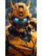 Bumblebee Kapı Direk Kaplama Folyosu Baskılı Sticker Sağ-Sol 2 Adet 22*50 cm 1