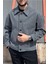 Gömlek Yaka, Oversize-Fit, Old Money Culture, Düğmeli, Kaşe Kumaş Ceket 24USEC05 4