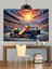 Hızlı Yarış Arabası Pistte Dekoratif Kanvas - Mdf Ahşap Tablo 5