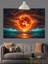 Güneşin Ateşli Patlaması Dekoratif Kanvas - Mdf Ahşap Tablo 2