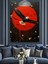 Kırmızı Güneş Üzerinde Kartal Dekoratif Kanvas - Mdf Ahşap Tablo 1