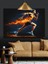 Koşan Sporcu Hız Enerji Dekoratif Kanvas - Mdf Ahşap Tablo 3