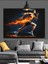 Koşan Sporcu Hız Enerji Dekoratif Kanvas - Mdf Ahşap Tablo 4
