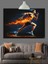 Koşan Sporcu Hız Enerji Dekoratif Kanvas - Mdf Ahşap Tablo 5