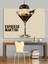 Espresso Martini Kokteyl Çizimi Dekoratif Kanvas - Mdf Ahşap Tablo 4