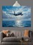 Uçak Su Üstü Uçuş Dekoratif Kanvas - Mdf Ahşap Tablo 2