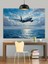 Uçak Su Üstü Uçuş Dekoratif Kanvas - Mdf Ahşap Tablo 3