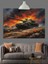Savaş Alanında Tank Dekoratif Kanvas - Mdf Ahşap Tablo 5