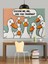 Komik Ördekler Konuşma Balonu Dekoratif Kanvas - Mdf Ahşap Tablo 2