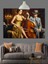 Caz Müzik Ikili Performans Dekoratif Kanvas - Mdf Ahşap Tablo 2