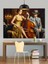 Caz Müzik Ikili Performans Dekoratif Kanvas - Mdf Ahşap Tablo 3