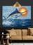 Kılıç Balığı Hız Okyanus Dekoratif Kanvas - Mdf Ahşap Tablo 1