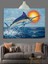 Kılıç Balığı Hız Okyanus Dekoratif Kanvas - Mdf Ahşap Tablo 3