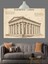 Antik Yunan Tapınağı Mimari Dekoratif Kanvas - Mdf Ahşap Tablo 4