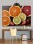 Dilimlenmiş Narenciye Meyveleri Kompozisyon Dekoratif Kanvas - Mdf Ahşap Tablo 3