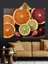 Dilimlenmiş Narenciye Meyveleri Kompozisyon Dekoratif Kanvas - Mdf Ahşap Tablo 5