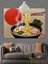 Kırmızı Balon Ramen Erişte Kase Dekoratif Kanvas - Mdf Ahşap Tablo 4