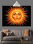 Güneş Yüzü Parlak Işık Enerji Dekoratif Kanvas - Mdf Ahşap Tablo 1