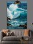 Dalgalı Deniz Manzarası Dekoratif Kanvas - Mdf Ahşap Tablo 2