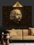 Albert Einstein Dekoratif Kanvas - Mdf Ahşap Tablo 4