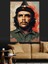 Küba Devrimci Lideri Che Guevara Dekoratif Kanvas - Mdf Ahşap Tablo 1