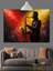 Saksafoncu Işık Müzik Atmosfer Dekoratif Kanvas - Mdf Ahşap Tablo 1