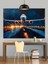Uçak Iniş Pisti Gece Dekoratif Kanvas - Mdf Ahşap Tablo 3