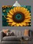 Büyük Sarı Ayçiçeği Portresi Dekoratif Kanvas - Mdf Ahşap Tablo 1