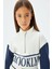 Kız Çocuk Sweatshirt Dik Yaka Yarım Fermuarlı Şehir Baskılı Uzun Kollu 2