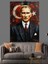 Atatürk Portresi ve Hilal Dekoratif Kanvas - Mdf Ahşap Tablo 4