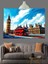 Londra Big Ben Araba Şehir Dekoratif Kanvas - Mdf Ahşap Tablo 3