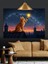 Günbatımı Kedi ve Yıldız Dekoratif Kanvas - Mdf Ahşap Tablo 5