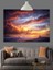 Gün Batımı Dramatik Bulutlar Dekoratif Kanvas - Mdf Ahşap Tablo 4