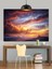 Gün Batımı Dramatik Bulutlar Dekoratif Kanvas - Mdf Ahşap Tablo 5
