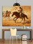 Vahşi Batı Kızılderililer Dekoratif Kanvas - Mdf Ahşap Tablo 3