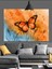 Uçuşan Kanatlı Güzel Kelebek Dekoratif Kanvas - Mdf Ahşap Tablo 2