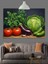 Taze Sebzeler Sağlıklı Beslenme Dekoratif Kanvas - Mdf Ahşap Tablo 2