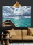 Fırtınalı Denizde Büyük Dalgalar Dekoratif Kanvas - Mdf Ahşap Tablo 1