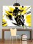 Motosiklet Süren Hız Tutkunu Adam Dekoratif Kanvas - Mdf Ahşap Tablo 2